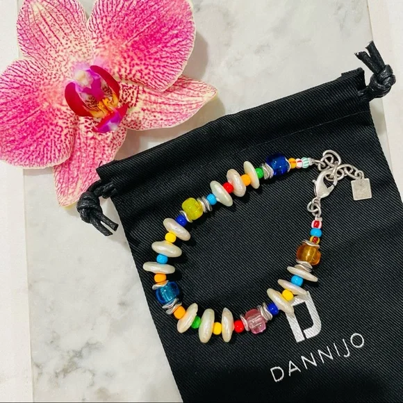 DANNIJO Hendrix Bead and Pearl Bracelet NWT - Picture 10 of 17